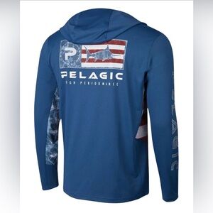 Pelagic Exo Tech Hoody - Smokey Blue